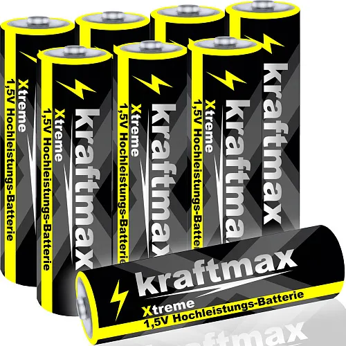 a képen:  Kraftmax AA LR6 elem, alkáli, 1,5 V (1 db)