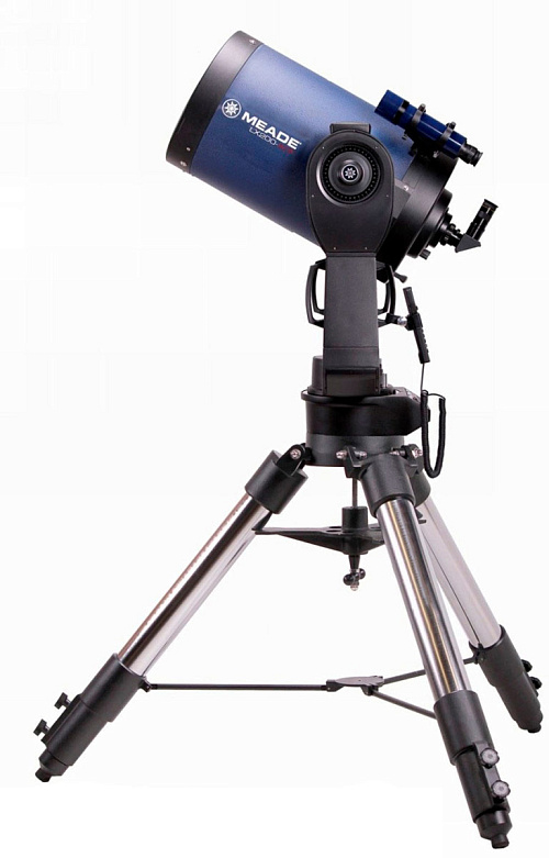 a képen:  Meade LX200 12"-os F/10 ACF teleszkóp óriás, terepen használható háromlábú állvánnyal