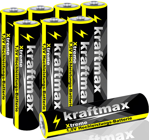 a képen:  Kraftmax AAA LR03 elem, alkáli, 1,5 V (1 db)