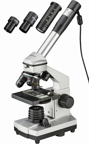 a képen:  Bresser Junior 40x–1024x mikroszkóp, tokkal