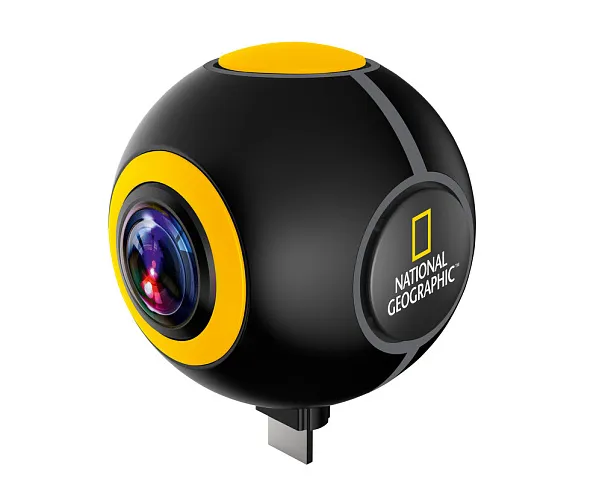 a képen:  Bresser National Geographic HD 720° Android Action kamera