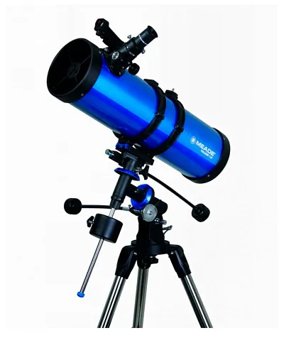 a fényképen:  Meade Polaris 130mm EQ reflektor teleszkóp