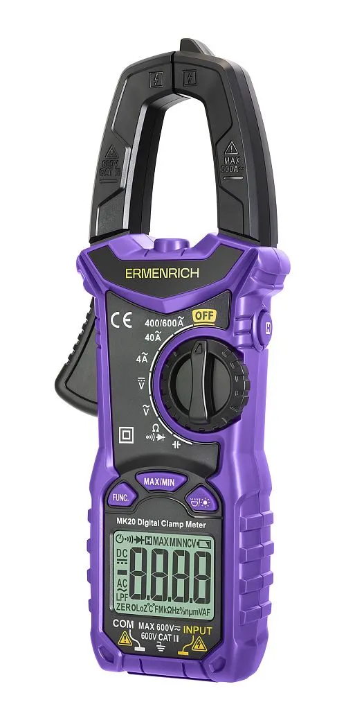 a képen:  Ermenrich Ping MK20 digitális lakatfogó,  1