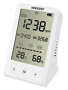 a képen:  Levenhuk Wezzer Air MC10 levegőminőség-érzékelő