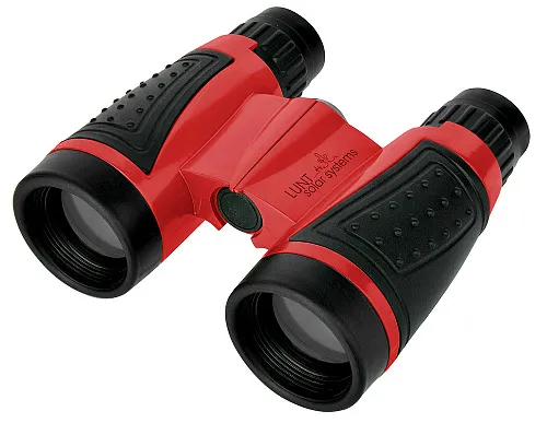 a fényképen:  LUNT Mini SUNoculars 6x30 napelemes kétszemes távcső