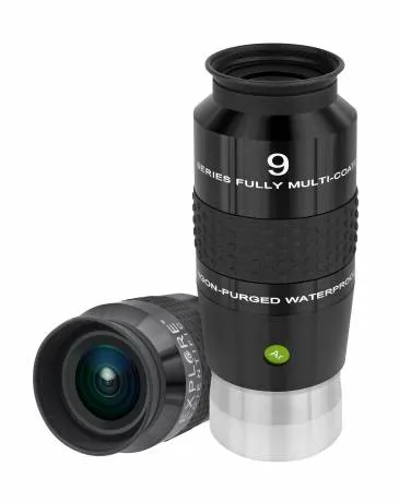 a fotón:  Explore Scientific 100° 9 mm 2" okular