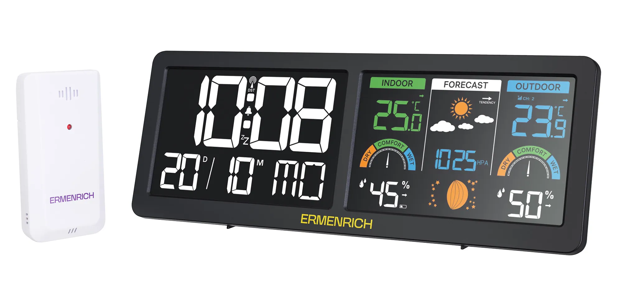 a fényképen:  Ermenrich Report WR70 időjárás-állomás