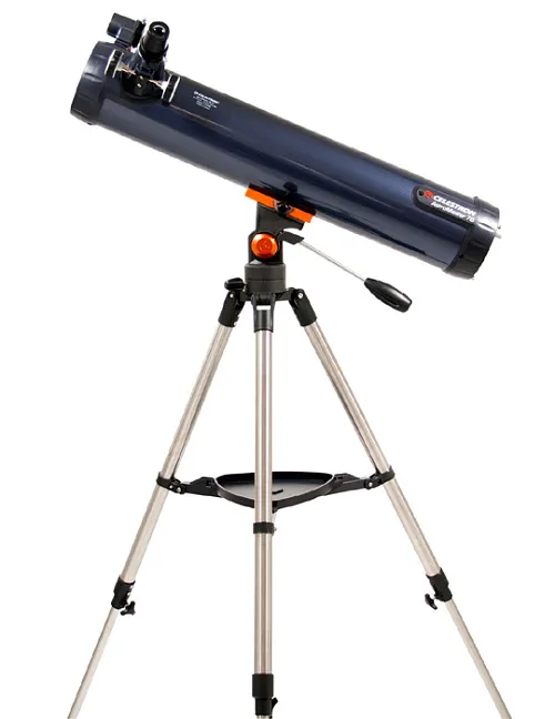 a fényképen:  Celestron AstroMaster LT 76 AZ teleszkóp