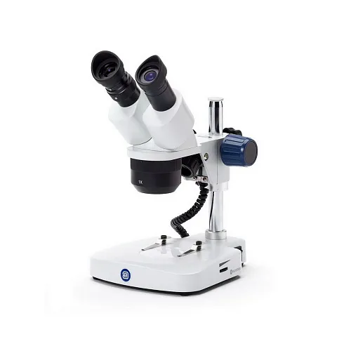 a fényképen:  Euromex EduBlue sztereomikroszkóp 2x/4x, LED