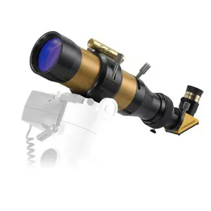 a fényképen:  Coronado SolarMax II 60 mm napteleszkóp RichView rendszerrel és BF10 szűrővel