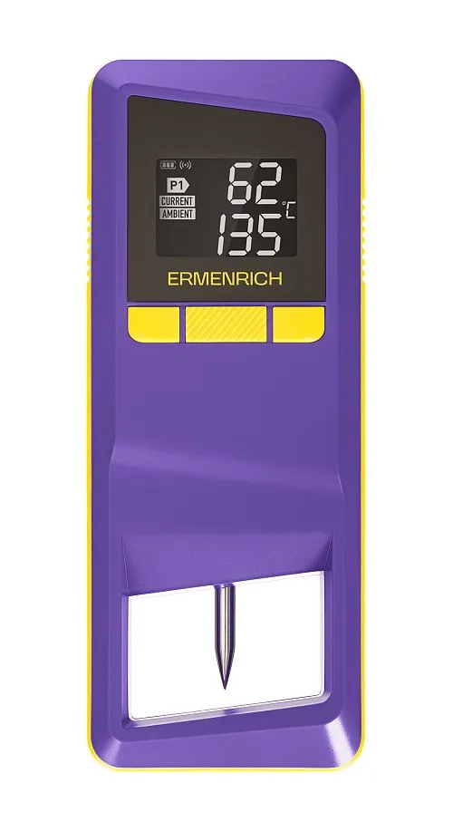 a fényképen:  Ermenrich BBQ GT30 húshőmérő,  1