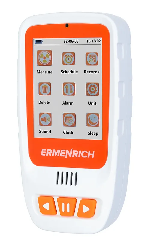 a fényképen:  Ermenrich Ping RD40 sugárzásdetektor