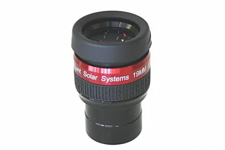 a fotón:  LUNT LS19E H-alpha 19 mm-es, 1,25''-os sík szemlencse