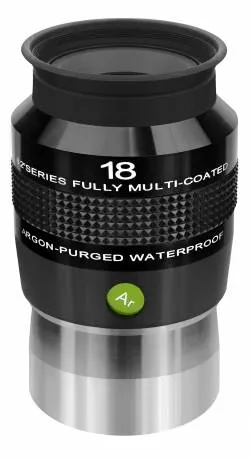 a fényképen:  Explore Scientific 82° 18 mm 2" okular