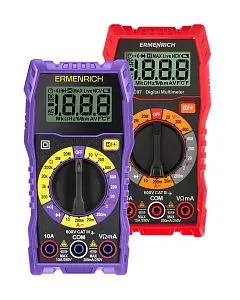 a fényképen:  Ermenrich Zing TC07 digitális multiméter