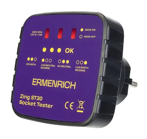 a fotón:  Ermenrich Zing ST30 aljzat-tesztelő
