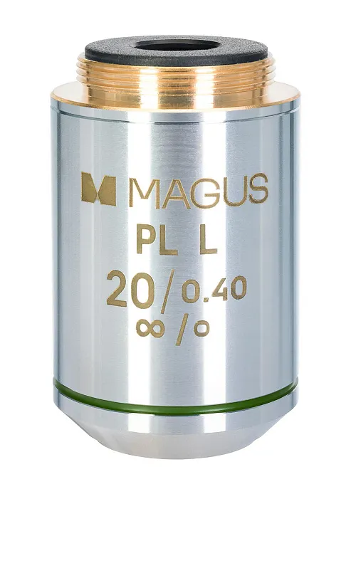 a fényképen:  MAGUS 20PLL 20х/0,40 Plan H SzM 8,80 mm objektív