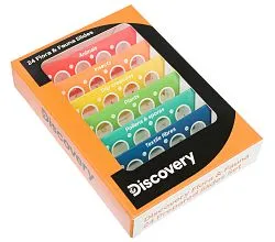 a fényképen:  Levenhuk Discovery Flora & Fauna – 24 előkészített tárgylemezkészlet