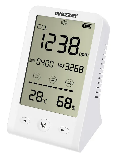a képen:  Levenhuk Wezzer Air MC10 levegőminőség-érzékelő