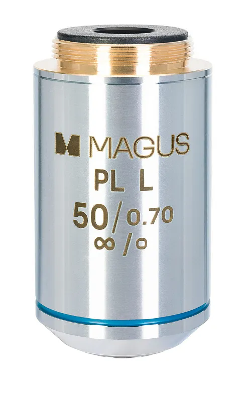 a fényképen:  MAGUS 50PLL 50х/0,70 Plan H SzM 3,68 mm objektív