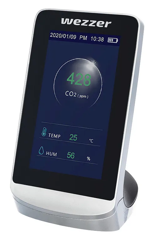 a képen:  Levenhuk Wezzer Air MC60 levegőminőség-érzékelő