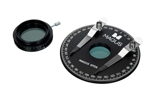 a fotón:  MAGUS SPD5 polarizátor/analizátor készlet sztereomikroszkópokhoz