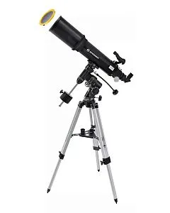 a fotón:  Bresser Polaris-II AR-102/600 EQ-3 AT-3 teleszkóp napszűrővel