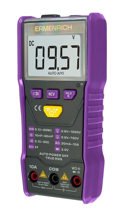 a fotón:  Ermenrich Zing TC20 digitális multiméter,  1