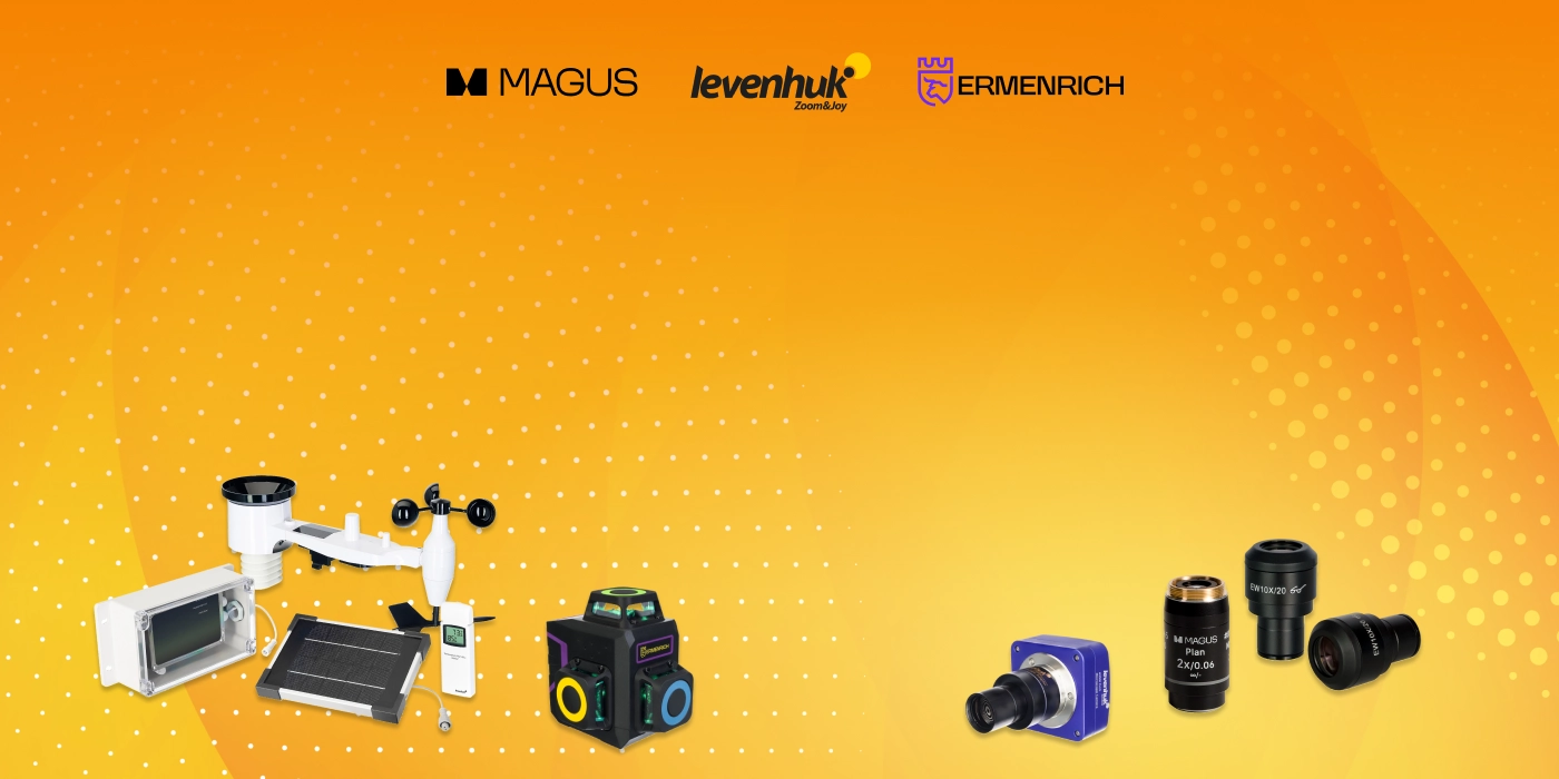Fedezze fel a Levenhuk, a MAGUS és az Ermenrich legújabb termékeit 