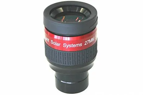 a képen:  LUNT LS27E H-alpha 27 mm-es, 1,25''-os sík szemlencse