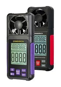 a fényképen:  Ermenrich Seek DN10 digitális anemométer