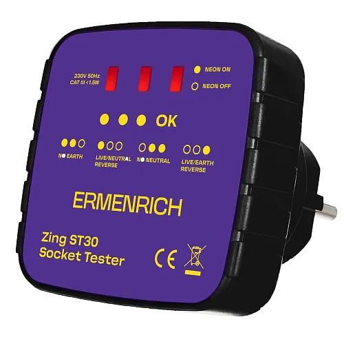 a fotón:  Ermenrich Zing ST30 aljzat-tesztelő