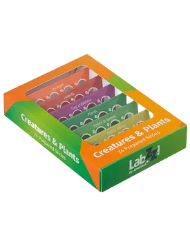 a képen:  Levenhuk LabZZ CP24 Élőlények és növények – előkészített tárgylemez-készlet