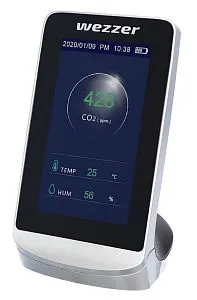 a képen:  Levenhuk Wezzer Air MC60 levegőminőség-érzékelő