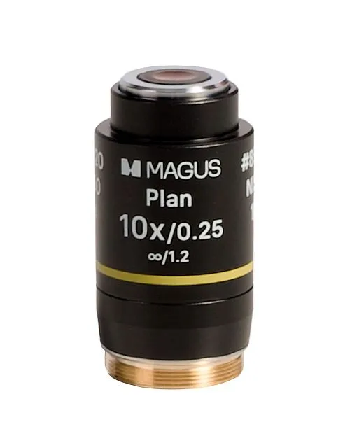 a képen:  MAGUS 10PL60V 10х/0,25 ∞/ 1,2 H 60 mm objektív,  1