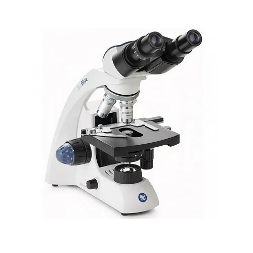 a fotón:  Euromex BioBlue binokuláris mikroszkóp, Semi-Plan 4x–100x, LED, akku