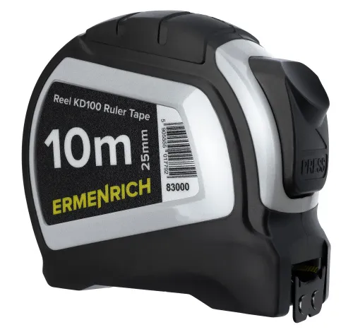 a fényképen:  Ermenrich Reel KD100 mérőszalag,  3