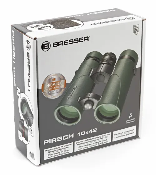 a képen:  Bresser Pirsch 10x42 kétszemes távcső,  10