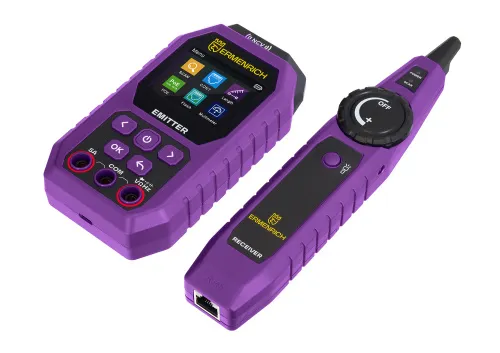 a képen:  Ermenrich Ping SM75 kábeltesztelő multiméterrel,  4