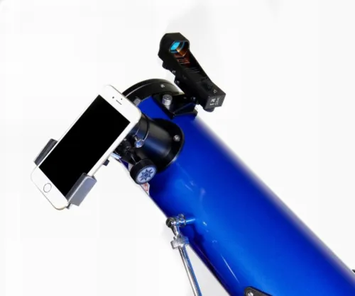 a fényképen:  Meade Infinity 76 mm-es AZ reflektor teleszkóp,  3