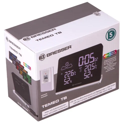 a képen:  Bresser Temeo TB RC időjárás állomás,  13