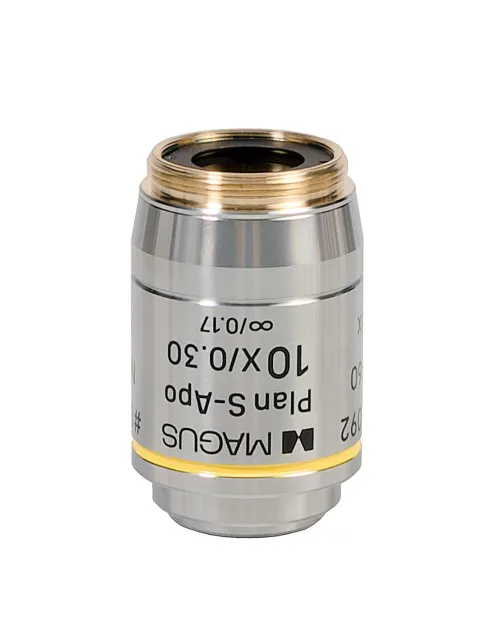 a képen:  MAGUS FL S-APO60 PlanF S-Apo 4х/10х/20х/40х/100х olaj ∞/0,17 H 60 mm-es objektív készlet,  4