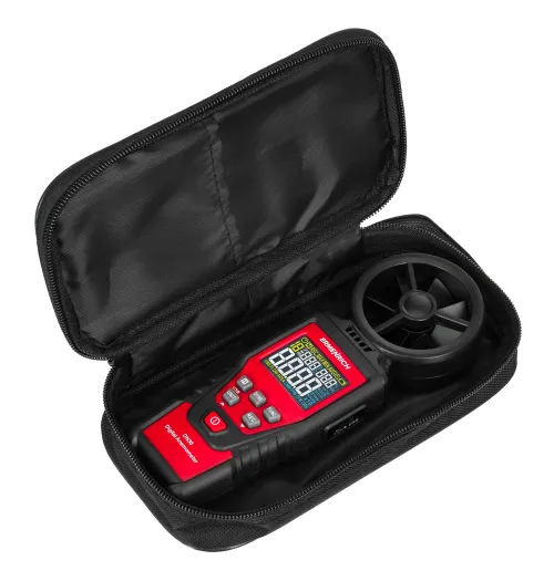 a képen:  Ermenrich Seek DN30 digitális anemométer,  2
