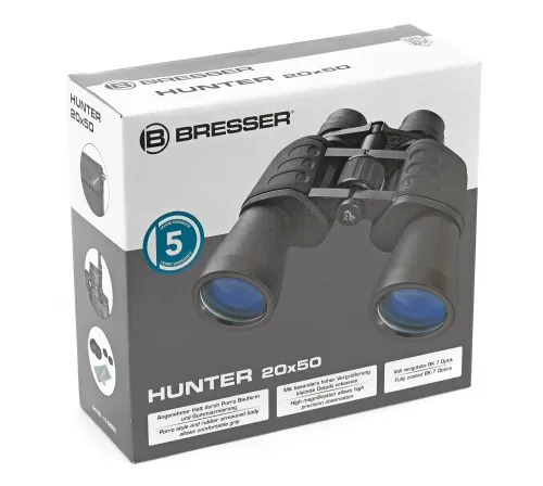 a fotón:  Bresser Hunter 20x50 kétszemes távcső,  10