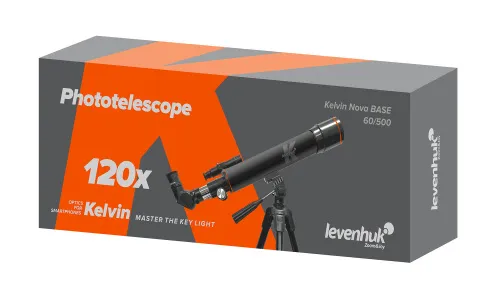 a fotón:  Levenhuk Kelvin Nova BASE 60/500 fotóteleszkóp ,  7
