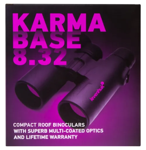 a fényképen:  Levenhuk Karma BASE 8x32 kétszemes távcső,  15