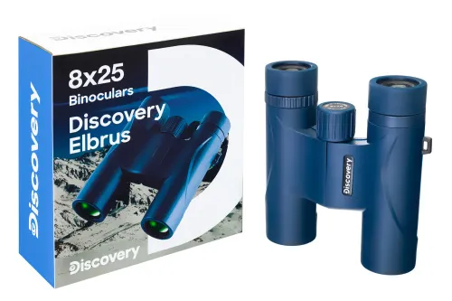 a fényképen:  Levenhuk Discovery Elbrus 8x25 kétszemes távcső,  12
