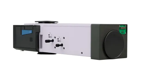 a fényképen:  MAGUS Epi-FL04 LED Epi-fluoreszcens tartozék, fluoreszcens szűrőkockák FITC/ TRITC/DAPI,  4