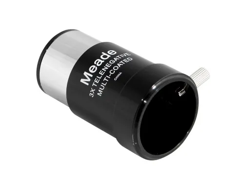 a fényképen:  Meade 4000 sorozatú #128 3x rövid fókuszú Barlow-lencse 1,25",  3