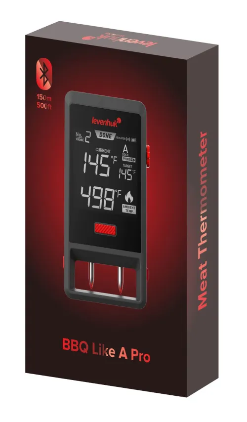 a fotón:  Levenhuk Wezzer Grill BT50 húshőmérő ,  2